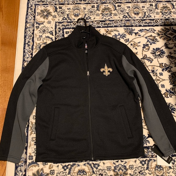 New orleans saints zip up jacket - Picture 1 of 4